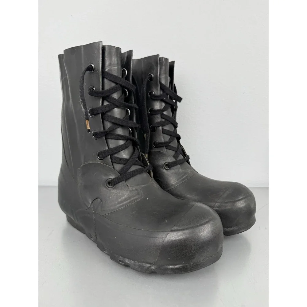 Bristolite QMC Cold Weather Mickey Mouse Boots Mens 7 R Rubber Jump NO VALVE 80s